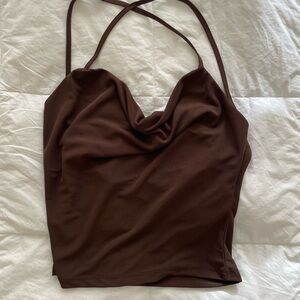 Zara Elegant Brown Women's Top